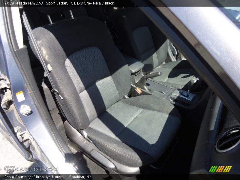 Galaxy Gray Mica / Black 2009 Mazda MAZDA3 i Sport Sedan