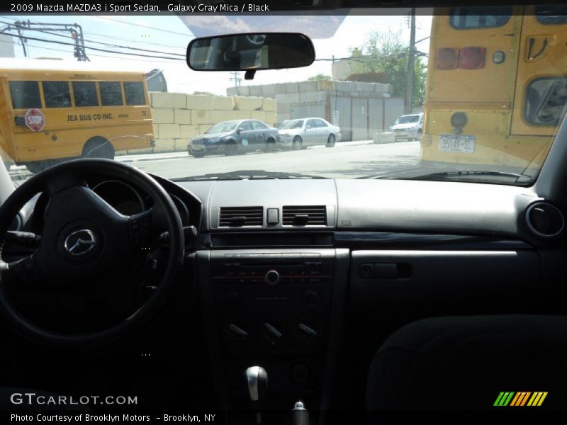 Galaxy Gray Mica / Black 2009 Mazda MAZDA3 i Sport Sedan