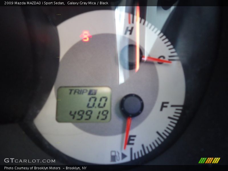 Galaxy Gray Mica / Black 2009 Mazda MAZDA3 i Sport Sedan