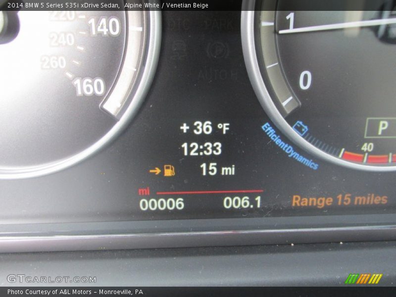 Alpine White / Venetian Beige 2014 BMW 5 Series 535i xDrive Sedan