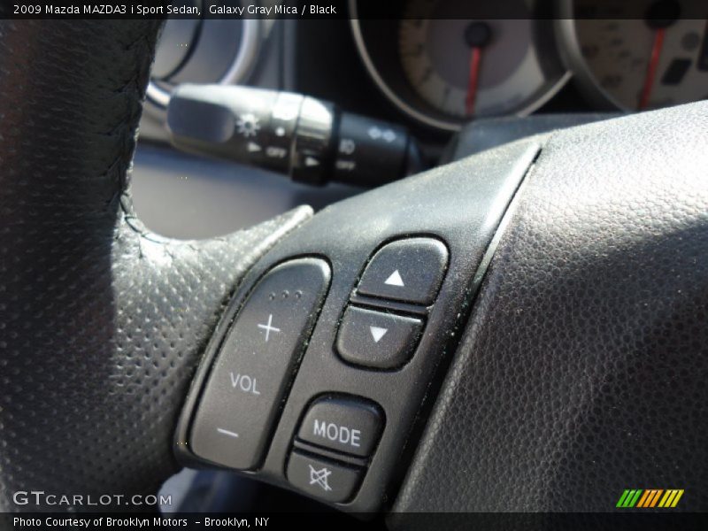 Galaxy Gray Mica / Black 2009 Mazda MAZDA3 i Sport Sedan