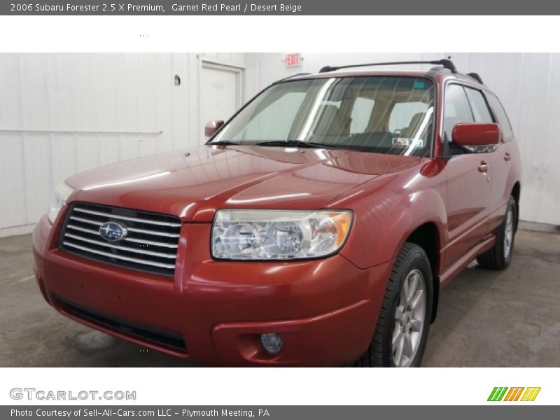 Garnet Red Pearl / Desert Beige 2006 Subaru Forester 2.5 X Premium