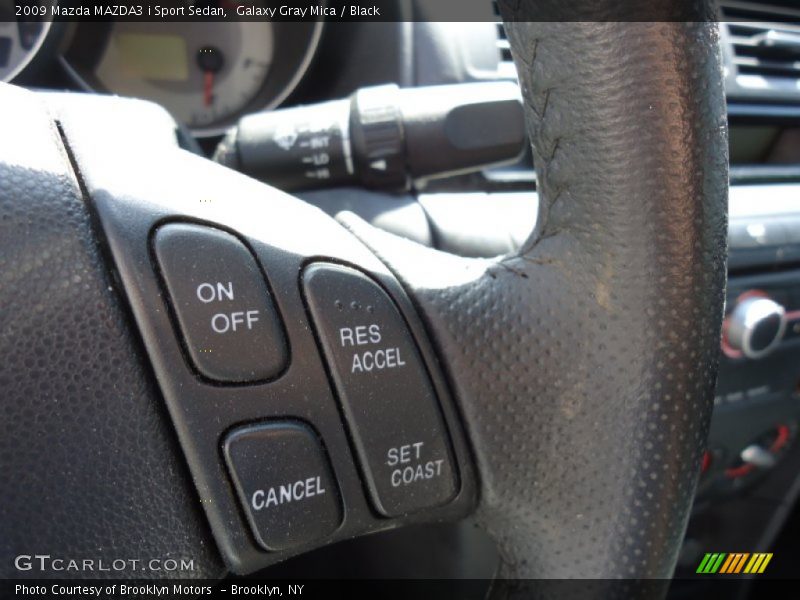 Galaxy Gray Mica / Black 2009 Mazda MAZDA3 i Sport Sedan