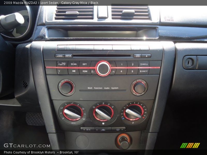 Galaxy Gray Mica / Black 2009 Mazda MAZDA3 i Sport Sedan
