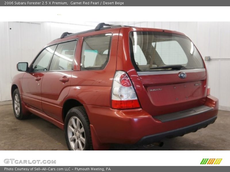 Garnet Red Pearl / Desert Beige 2006 Subaru Forester 2.5 X Premium