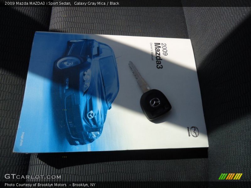 Galaxy Gray Mica / Black 2009 Mazda MAZDA3 i Sport Sedan