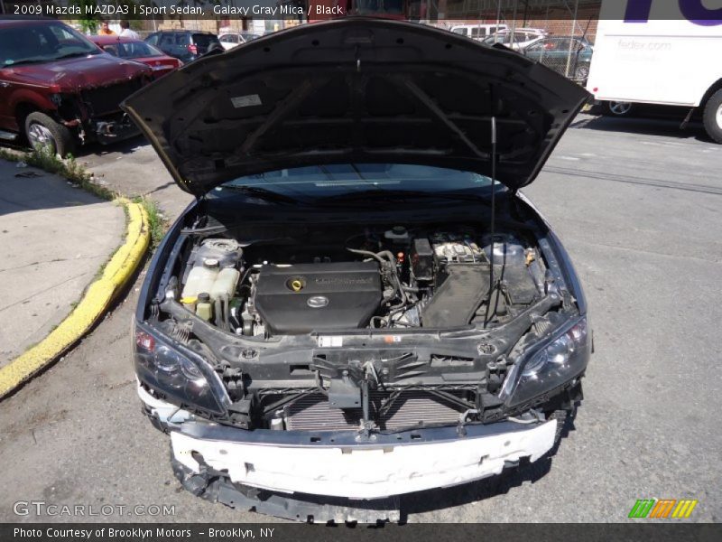 Galaxy Gray Mica / Black 2009 Mazda MAZDA3 i Sport Sedan