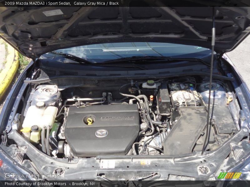 Galaxy Gray Mica / Black 2009 Mazda MAZDA3 i Sport Sedan