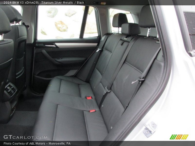 Titanium Silver Metallic / Black 2014 BMW X3 xDrive28i
