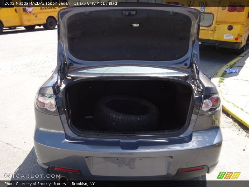 Galaxy Gray Mica / Black 2009 Mazda MAZDA3 i Sport Sedan