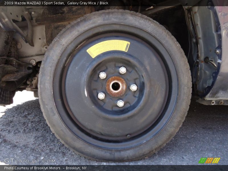 Galaxy Gray Mica / Black 2009 Mazda MAZDA3 i Sport Sedan