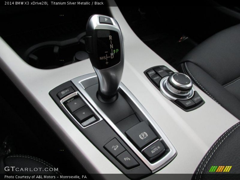 Titanium Silver Metallic / Black 2014 BMW X3 xDrive28i