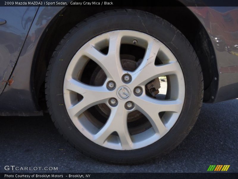 Galaxy Gray Mica / Black 2009 Mazda MAZDA3 i Sport Sedan