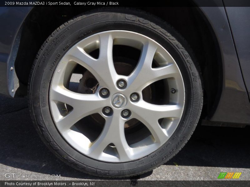 Galaxy Gray Mica / Black 2009 Mazda MAZDA3 i Sport Sedan
