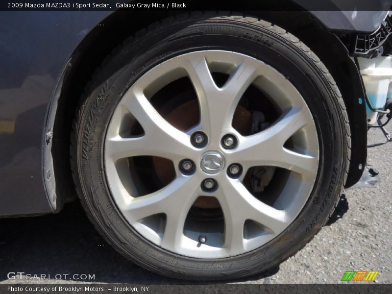 Galaxy Gray Mica / Black 2009 Mazda MAZDA3 i Sport Sedan