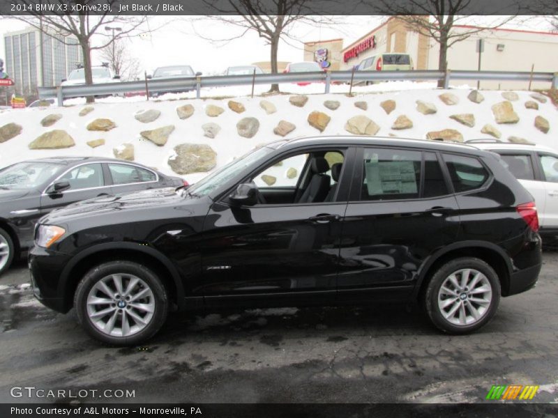 Jet Black / Black 2014 BMW X3 xDrive28i