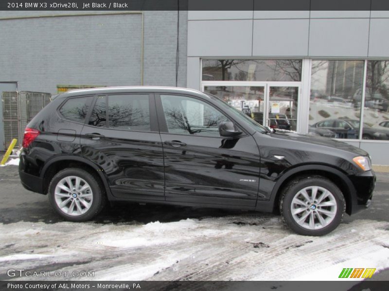 Jet Black / Black 2014 BMW X3 xDrive28i