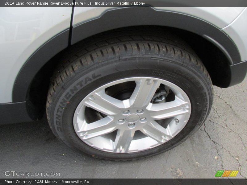 Indus Silver Metallic / Ebony 2014 Land Rover Range Rover Evoque Pure Plus