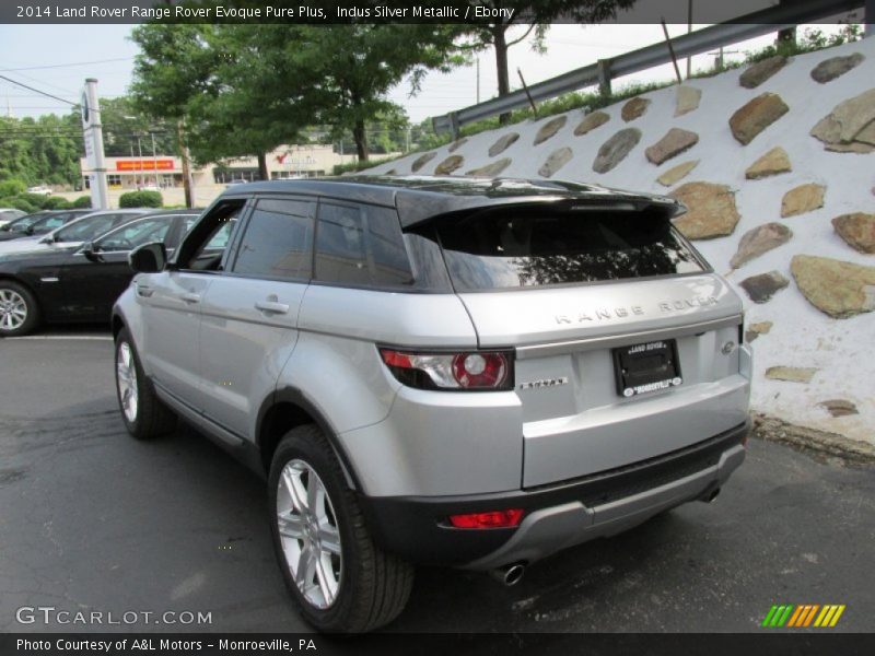 Indus Silver Metallic / Ebony 2014 Land Rover Range Rover Evoque Pure Plus