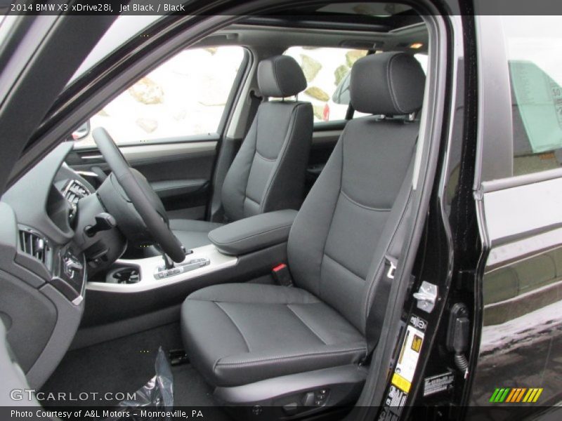 Jet Black / Black 2014 BMW X3 xDrive28i