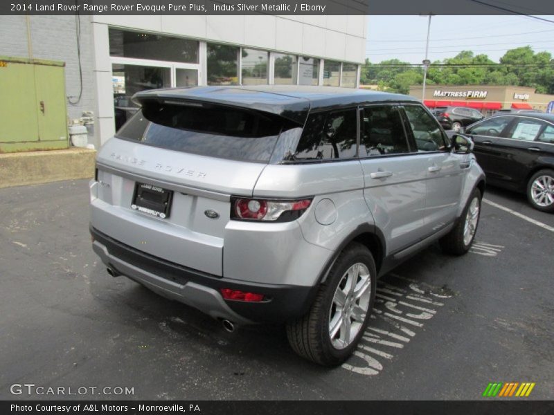 Indus Silver Metallic / Ebony 2014 Land Rover Range Rover Evoque Pure Plus