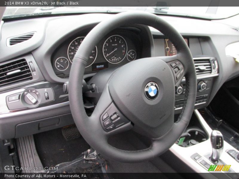 Jet Black / Black 2014 BMW X3 xDrive28i