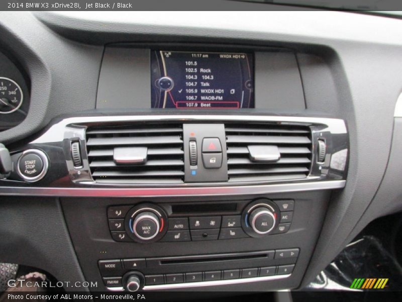 Jet Black / Black 2014 BMW X3 xDrive28i