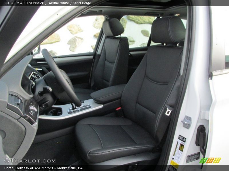 Alpine White / Sand Beige 2014 BMW X3 xDrive28i