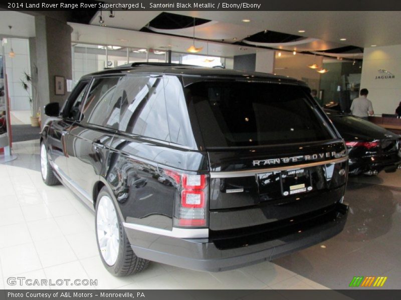 Santorini Black Metallic / Ebony/Ebony 2014 Land Rover Range Rover Supercharged L
