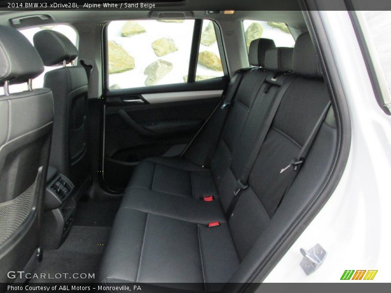 Alpine White / Sand Beige 2014 BMW X3 xDrive28i