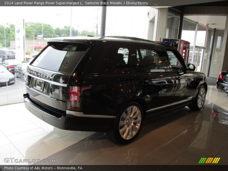 Santorini Black Metallic / Ebony/Ebony 2014 Land Rover Range Rover Supercharged L