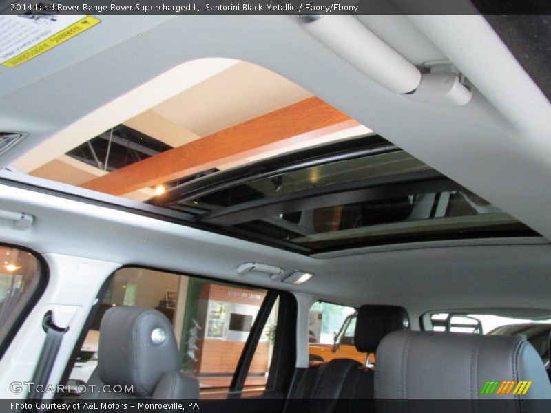 Santorini Black Metallic / Ebony/Ebony 2014 Land Rover Range Rover Supercharged L