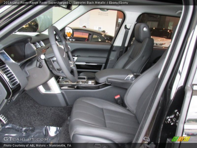 Santorini Black Metallic / Ebony/Ebony 2014 Land Rover Range Rover Supercharged L