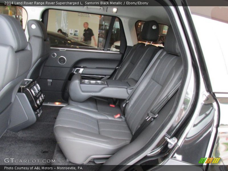 Santorini Black Metallic / Ebony/Ebony 2014 Land Rover Range Rover Supercharged L