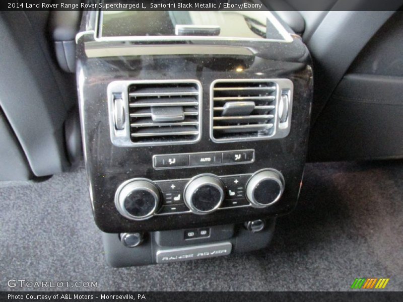 Santorini Black Metallic / Ebony/Ebony 2014 Land Rover Range Rover Supercharged L