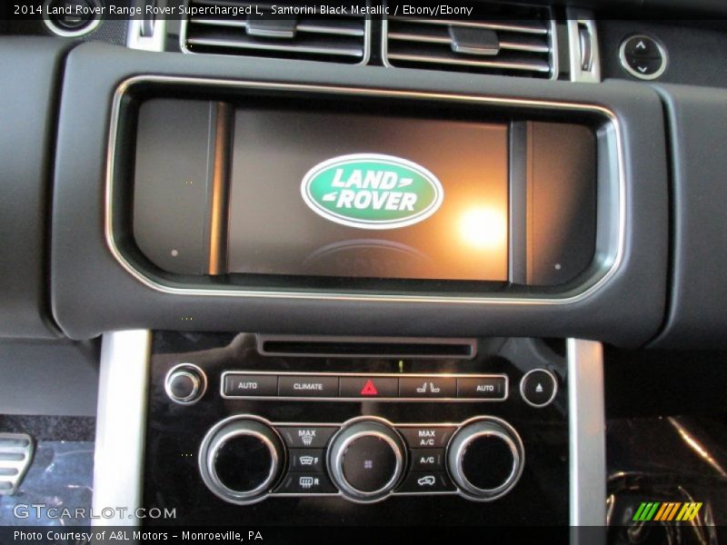 Santorini Black Metallic / Ebony/Ebony 2014 Land Rover Range Rover Supercharged L