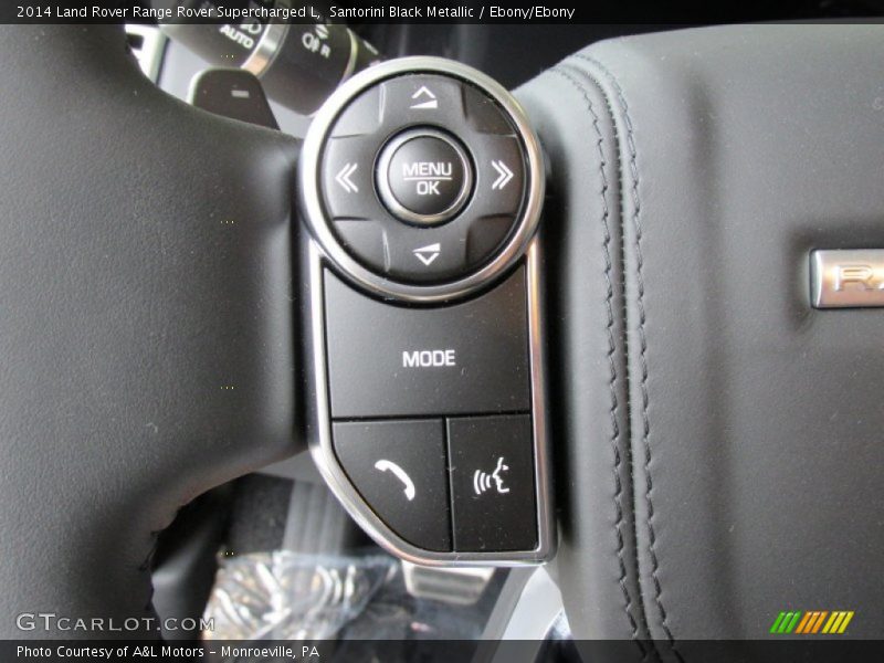Santorini Black Metallic / Ebony/Ebony 2014 Land Rover Range Rover Supercharged L