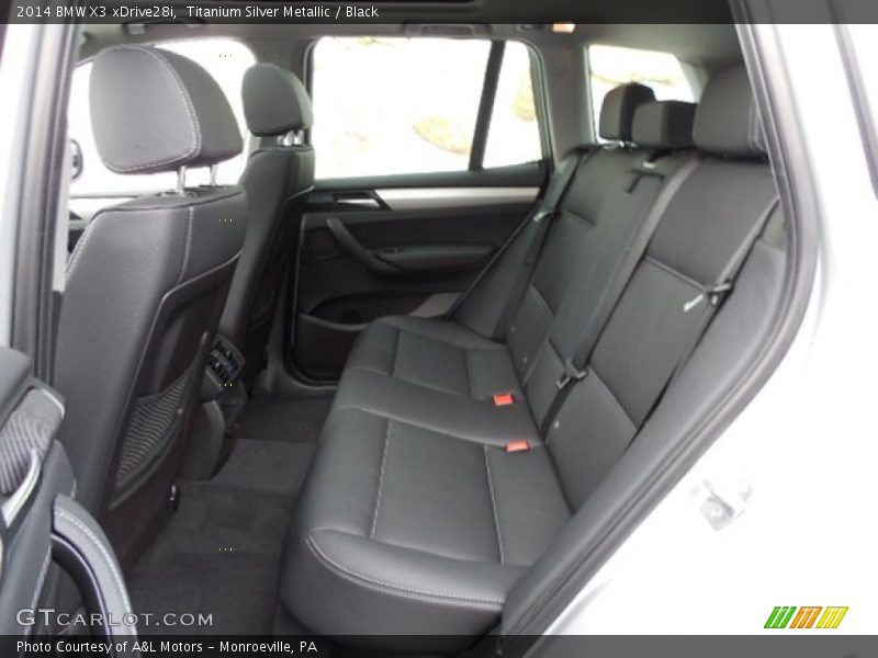Titanium Silver Metallic / Black 2014 BMW X3 xDrive28i