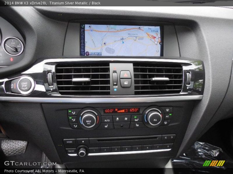 Titanium Silver Metallic / Black 2014 BMW X3 xDrive28i