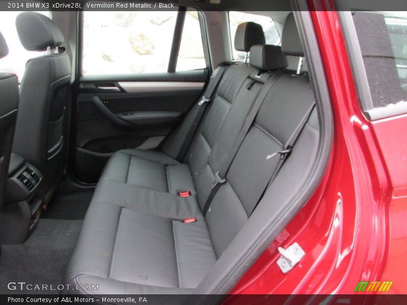 Vermilion Red Metallic / Black 2014 BMW X3 xDrive28i