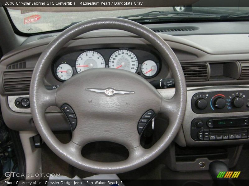 Magnesium Pearl / Dark Slate Gray 2006 Chrysler Sebring GTC Convertible