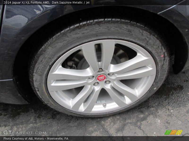Dark Sapphire Metallic / Jet 2014 Jaguar XJ XJL Portfolio AWD