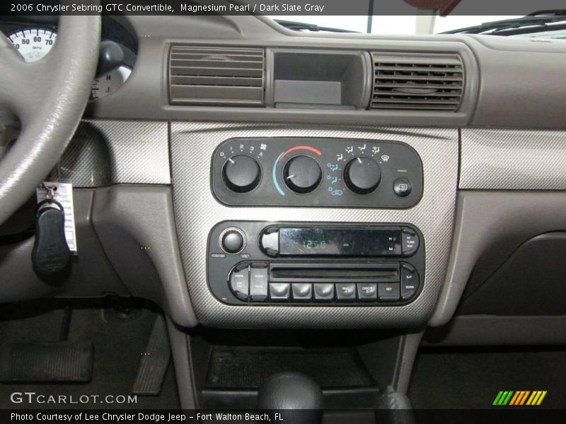 Magnesium Pearl / Dark Slate Gray 2006 Chrysler Sebring GTC Convertible