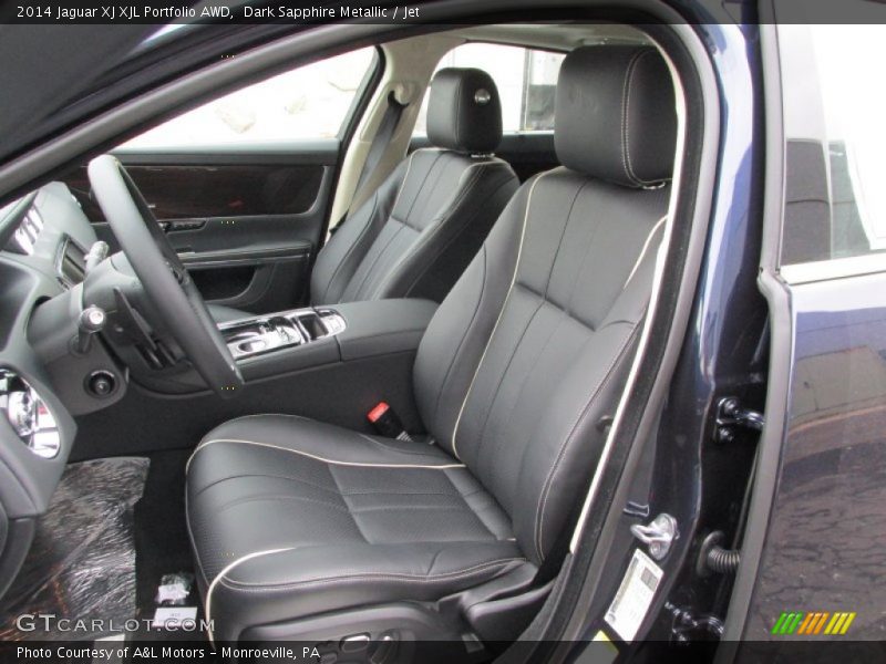 Front Seat of 2014 XJ XJL Portfolio AWD
