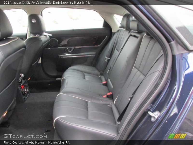 Rear Seat of 2014 XJ XJL Portfolio AWD