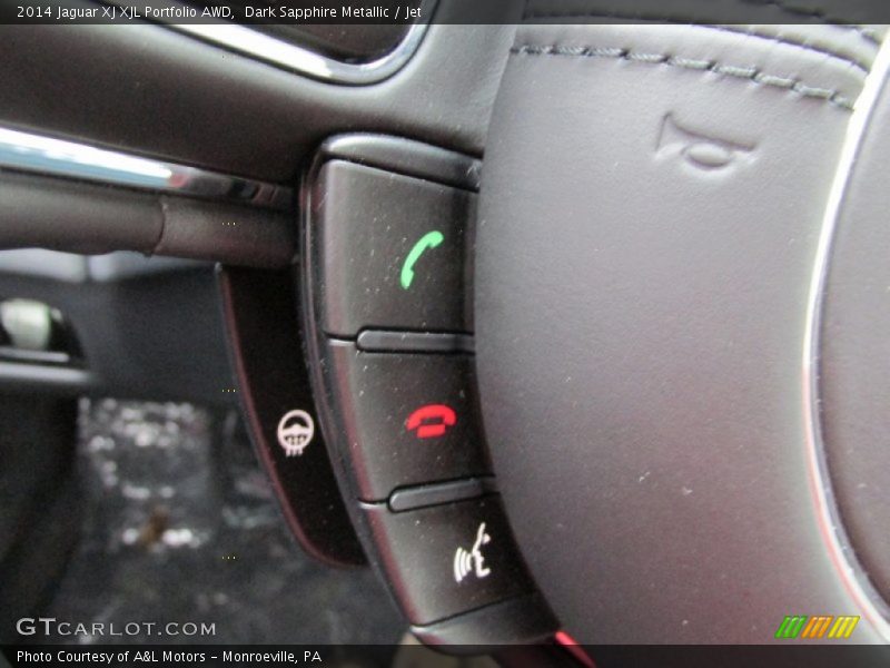 Dark Sapphire Metallic / Jet 2014 Jaguar XJ XJL Portfolio AWD