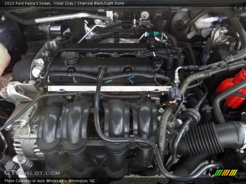 Violet Gray / Charcoal Black/Light Stone 2013 Ford Fiesta S Sedan