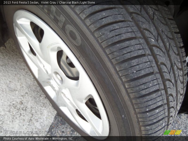 Violet Gray / Charcoal Black/Light Stone 2013 Ford Fiesta S Sedan