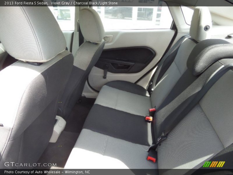 Violet Gray / Charcoal Black/Light Stone 2013 Ford Fiesta S Sedan