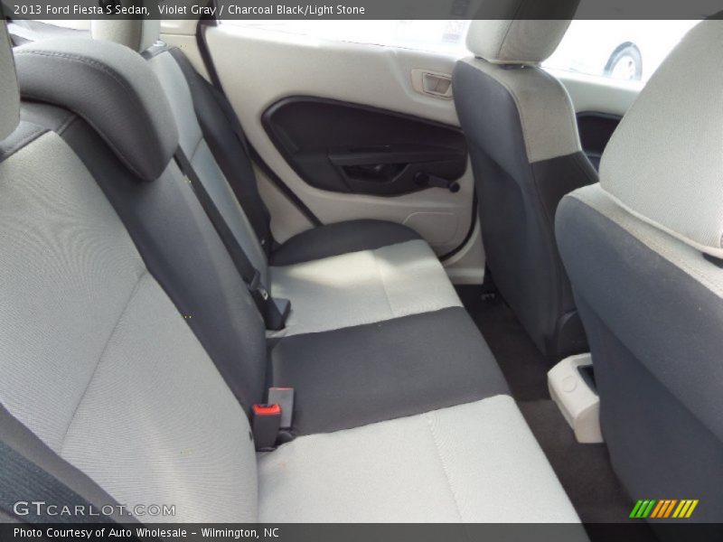 Violet Gray / Charcoal Black/Light Stone 2013 Ford Fiesta S Sedan